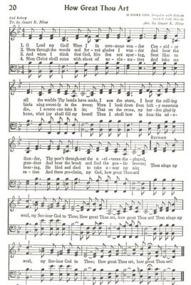 free printable how great thou art hymn the power of music in education