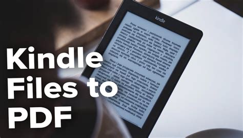 how to download kindle books to pdf