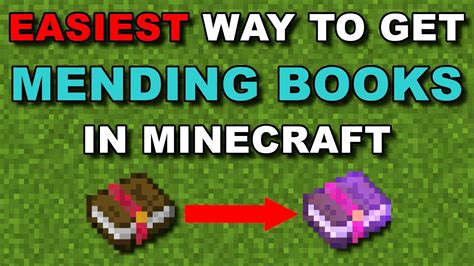 how to get mending books in minecraft and what is the significance of having them in your inventory?